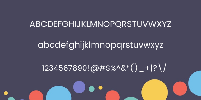 Poppins Font View 
