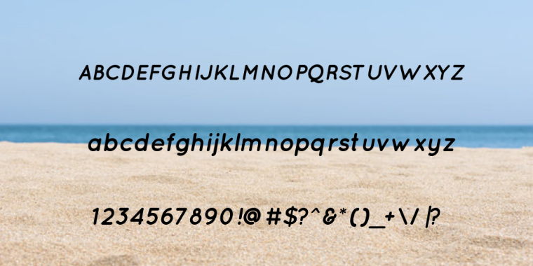 Quicksand Font View 