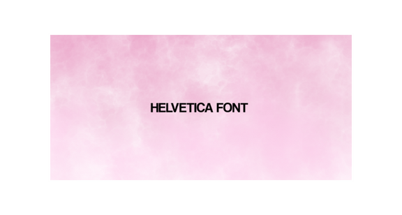 helvetica font featured image