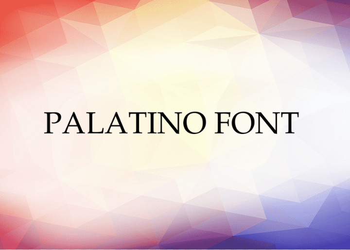 Palatino font featured image