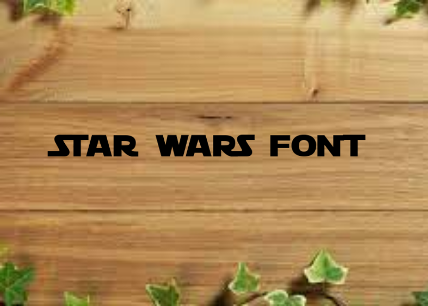 star wars font featured image