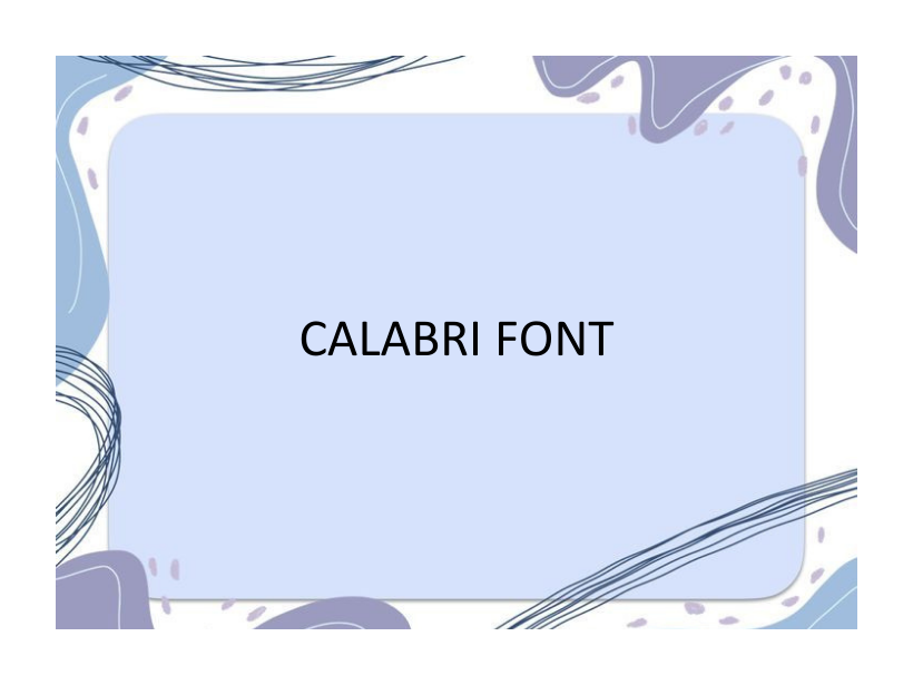 calibri font featured image